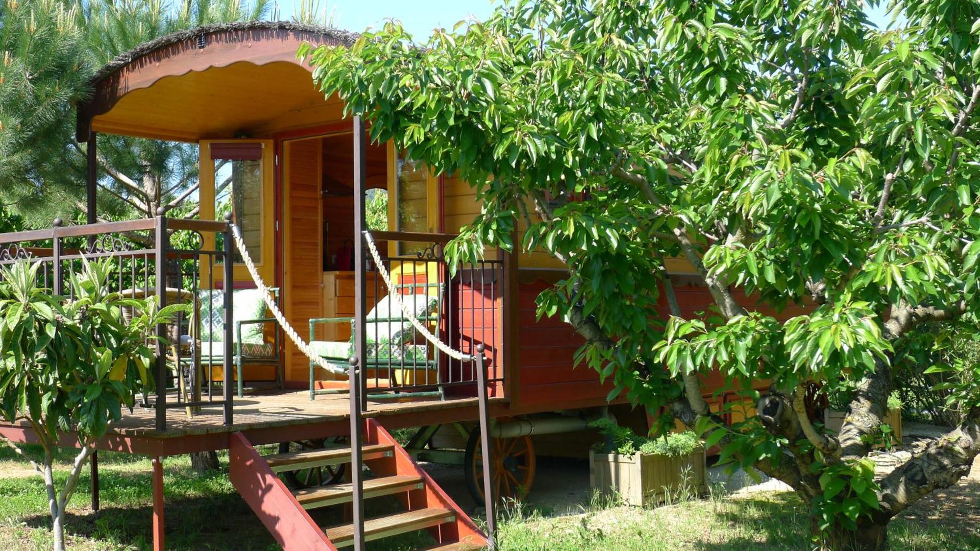 Villa Les Piégonnaises - 2 Roulottes Exterior foto